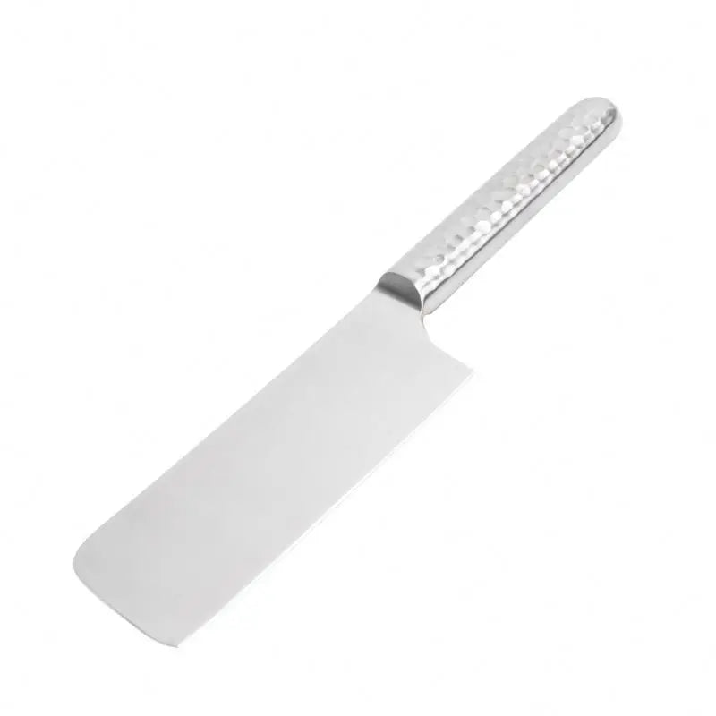 7 Inch 3Cr13 Stainless Steel Kitchen Chopping Knife with Ergonomic Hollow Handle High-Polish Finish Ambidextrous Design