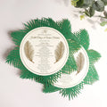 2026 New Arrival Luxury Gold Foil Custom Cute Restaurant Wedding Menu Card Creative Laser Cut Flower Shape Party Paper Menus