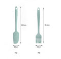 Wholesale Custom 2Pcs Blue Kitchen Tool Silicone Baking Spatula Basting Brush Baking Set