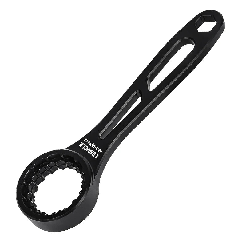 LEBYCLE Bike 39/40.5/44/46mm Integrated Bottom Bracket Wrench Bicycle 4 in 1 Multifunction Crankset Axle Spanner Repair Tools