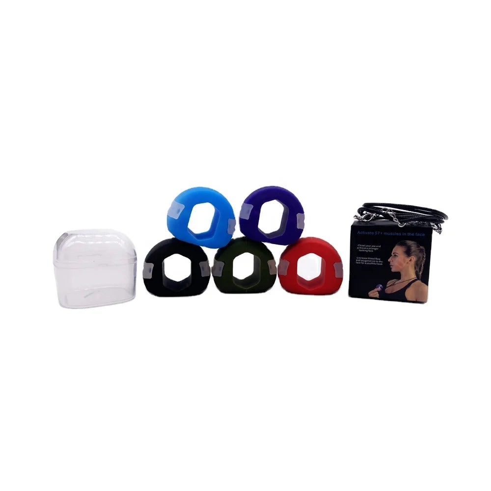 Silicone Face Slimmer and Exerciser Jawline Sculptor Safe Sports & Entertainment Use for Men and Women