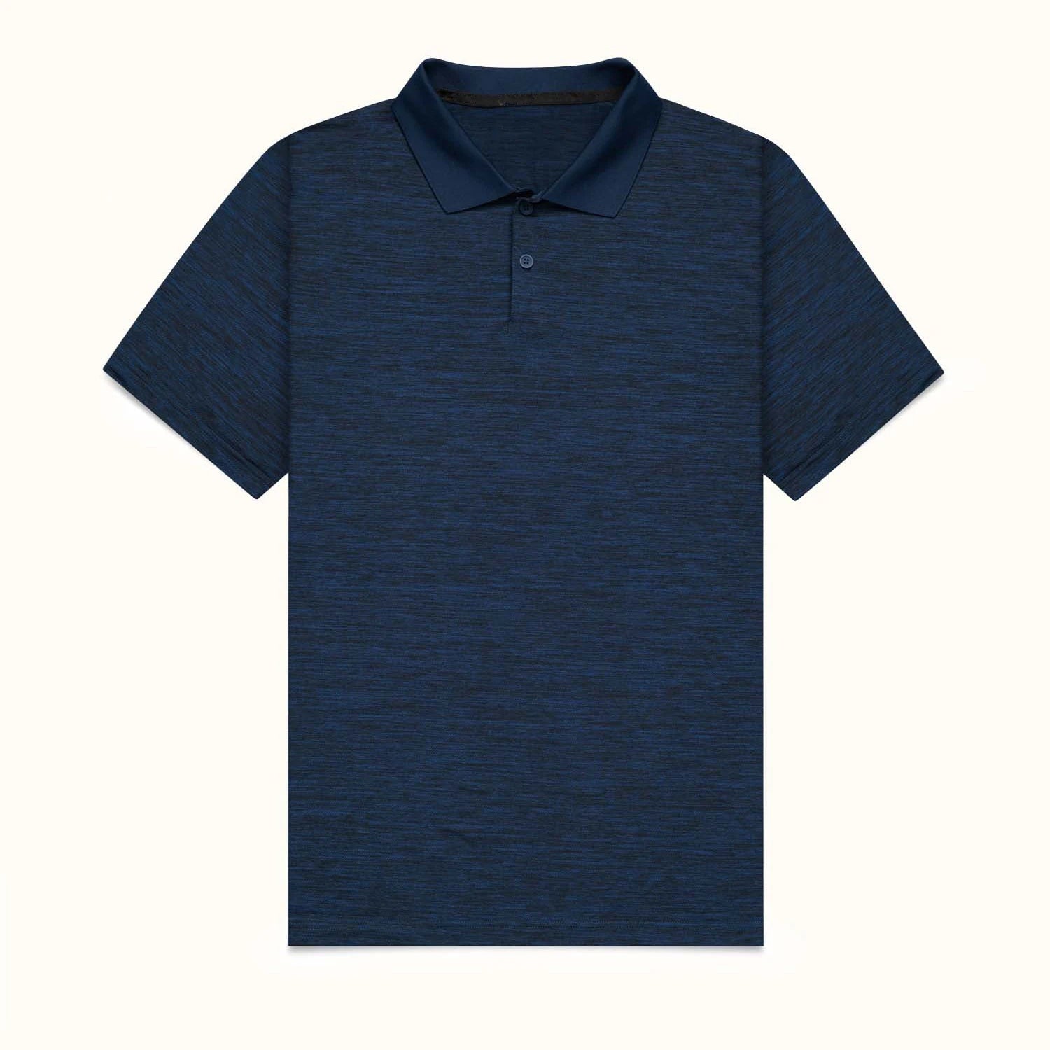 New Arrival Men's Lightweight Plain Weave Polo Shirts Button Placket Shorts Sleeve Polo