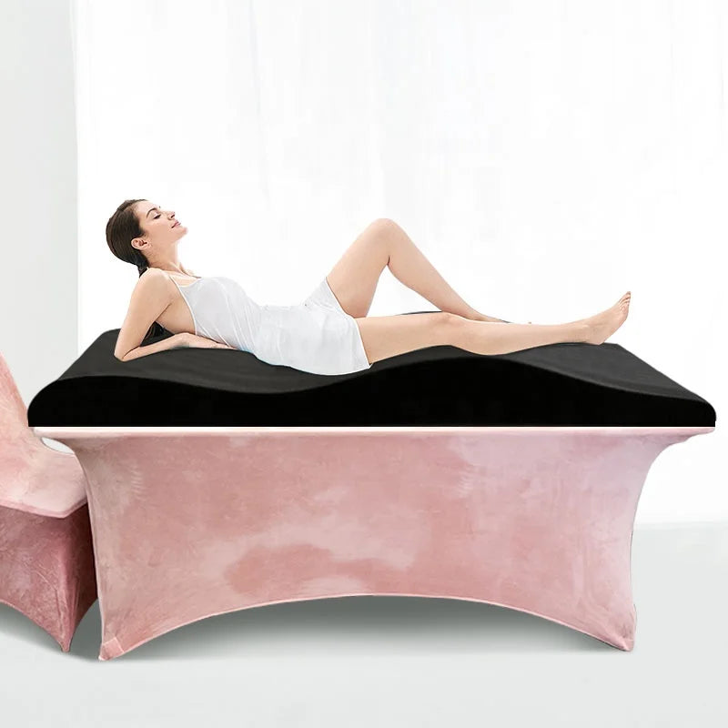 Bed Topper for Lashes Curvy Pad Salon Orthopedic Curved Eyelash Table Foam Topper Sponge Curve Memory Foam Topper Lash Bed Mattr