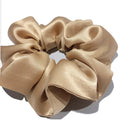 Factory Supply 100% Silk Scrunchies Girls Hair Headband Custom Logo Fashion Design No Chemical Added