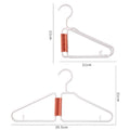 Lavinia Multifunction Small Wholesale Space Saving New Design Half Foldable Magic Plastic Hanger Easy Carrying Travel Hanger
