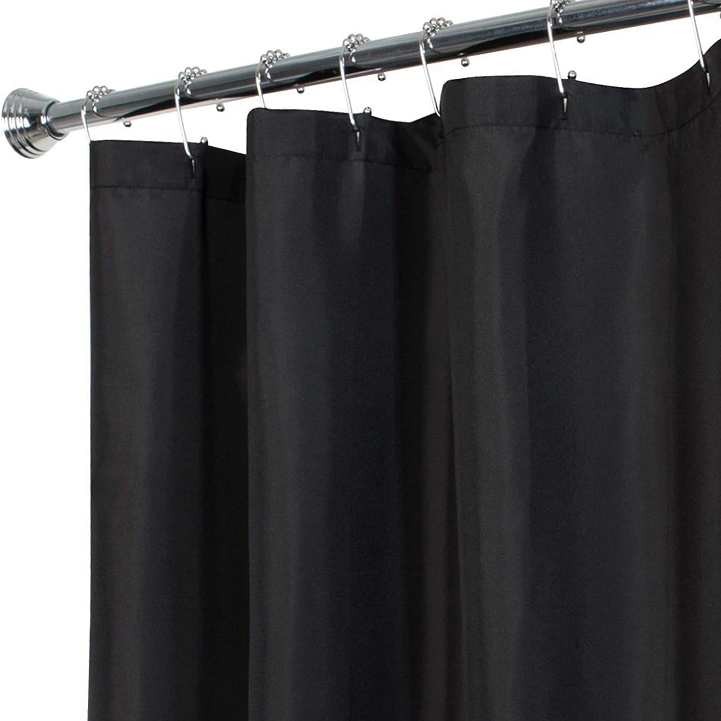 Factory Price 240x200cm Mildew Free Waterproof Shower Curtain Liner Cover Polyester Waterproof Fabric Bathroom Curtain