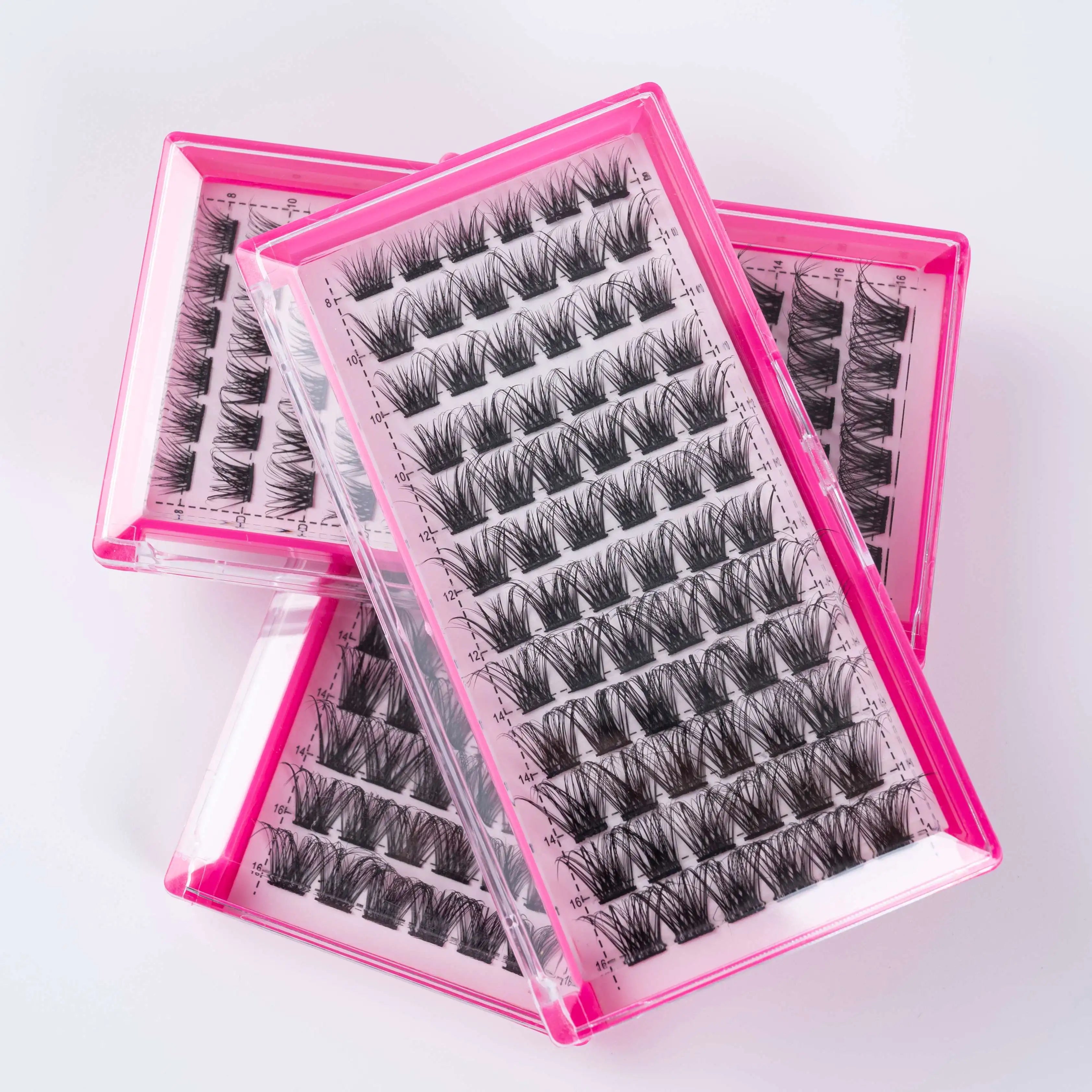 Factory Price Diy Lashes Segmented Kit Individual Cluster Diy Eyelash Extensions