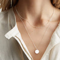 EManco New Design Necklace European and American Simple Double Stainless Steel Necklace