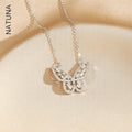 2024 Fine Jewelry Pendant Necklace Hollow Butterfly 925 Sterling Silver Jewelry Necklace  for Women Mother's Day