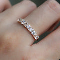 Luxury Wedding Ring for Women 925 Sterling Silver Gold Plated Fine Jewelry Engagement Marriage Proposal Ring Bijou LAMOON