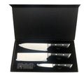 5cr15mov Small Dish Fruit Leather Chef Knife Set 4-Piece Kitchen Knife with Copper Nail Handle Carbon Steel Plastic for Cutting
