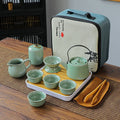 Portable Geyao Ceramic Travel Tea Set Modern for Coffee for Gift for Business Activities Porcelain Tea Set or Coffee Set