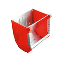 Red Rabbit Hutch Drinking Bowl  Feeder Trough for Rabbit Farming Animal