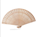 FAREA Folding Hand Held Fans Sandalwood Ladies Plain Wooden Hand Portable Travel Decoration Fans for Decorating Wall and Gift