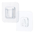 K1256 Seamless Wall Hooks Double-Sided Self Adhesive Hooks for Bathroom Kitchen Door Storage Holders