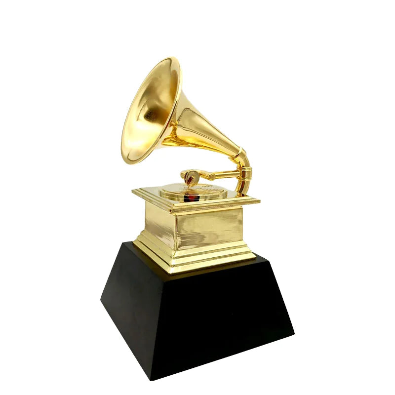 Wholesale Spot Goods for Zinc Alloy Grammy Metal Trophy with Casting Process Stars Awards