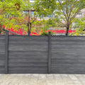 Co-extrued European Design Eco Friendly Fence Garden Factory Direct Sale Wpc Fence Fence Designs