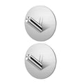 Silver Metal Hook - Heavy Duty Stainless Steel Wall Hanger for Keys Towels & Home Organization