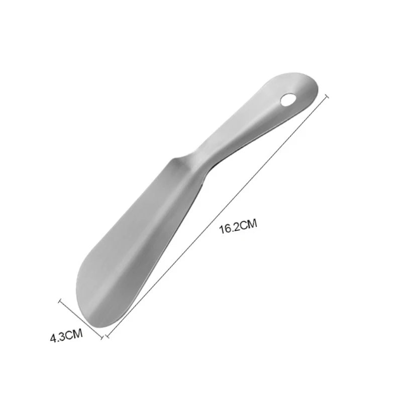 Stainless Steel Mini Shoe Horn Portable Travel Shoe Spoon Small Shoe Helper for Men Women and Seniors