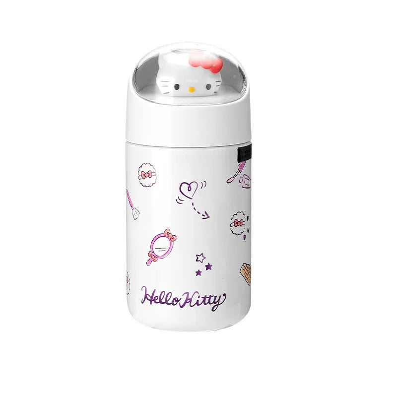 Madou Large Insulated Travel Mug Stainless Steel & Silicone Cartoon Animal Inlaid Reusable Vacuum Thermos Cup for Coffee