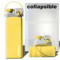 Leak Proof BPA Free Outdoor Children Foldable Silicone Drinkware Folding Silicone Drink Sport Water Bottle