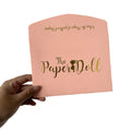 Custom Logo Printing Rubbery Cardboard Paper VIP Member Card Envelopes  UV Spot Gift Card Packaging Envelope Box