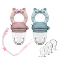 Pig-Style Silicone Food Feeder for Baby Fruit and Vegetable Training Pacifier for 0-12 Months