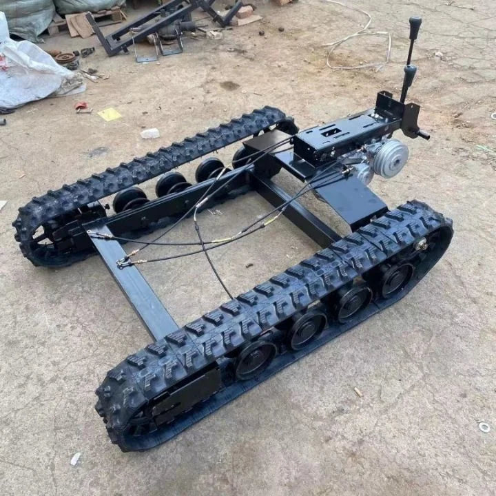 Rubber Track System 0.5T to 20T for Small Vehicle Crane Undercarriage Excavator Truck Farm Loader Drilling MOBILE PIVOT BASE