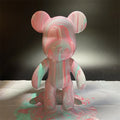 DIY Handmade Fluid Bear White Embryo Children's Hand-painted Fluid Bear Wholesale Stall Toy Fluid Violent Bear