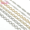 Round/Oval Rhinestone Chain Trimming Sparkling Bridal Appliques Chain Diamond for Wedding Dress Rhinestone Chain Trimming