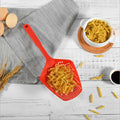 HelloWorld Kitchen Scoop Colander Strainer Slotted Spoon Spatula Skimmer Turner Slotted Spatula Heat-Resistant Scoop With Mesh
