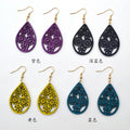 2024 Hot-selling Laser Cut Solid Color Wooden Earrings