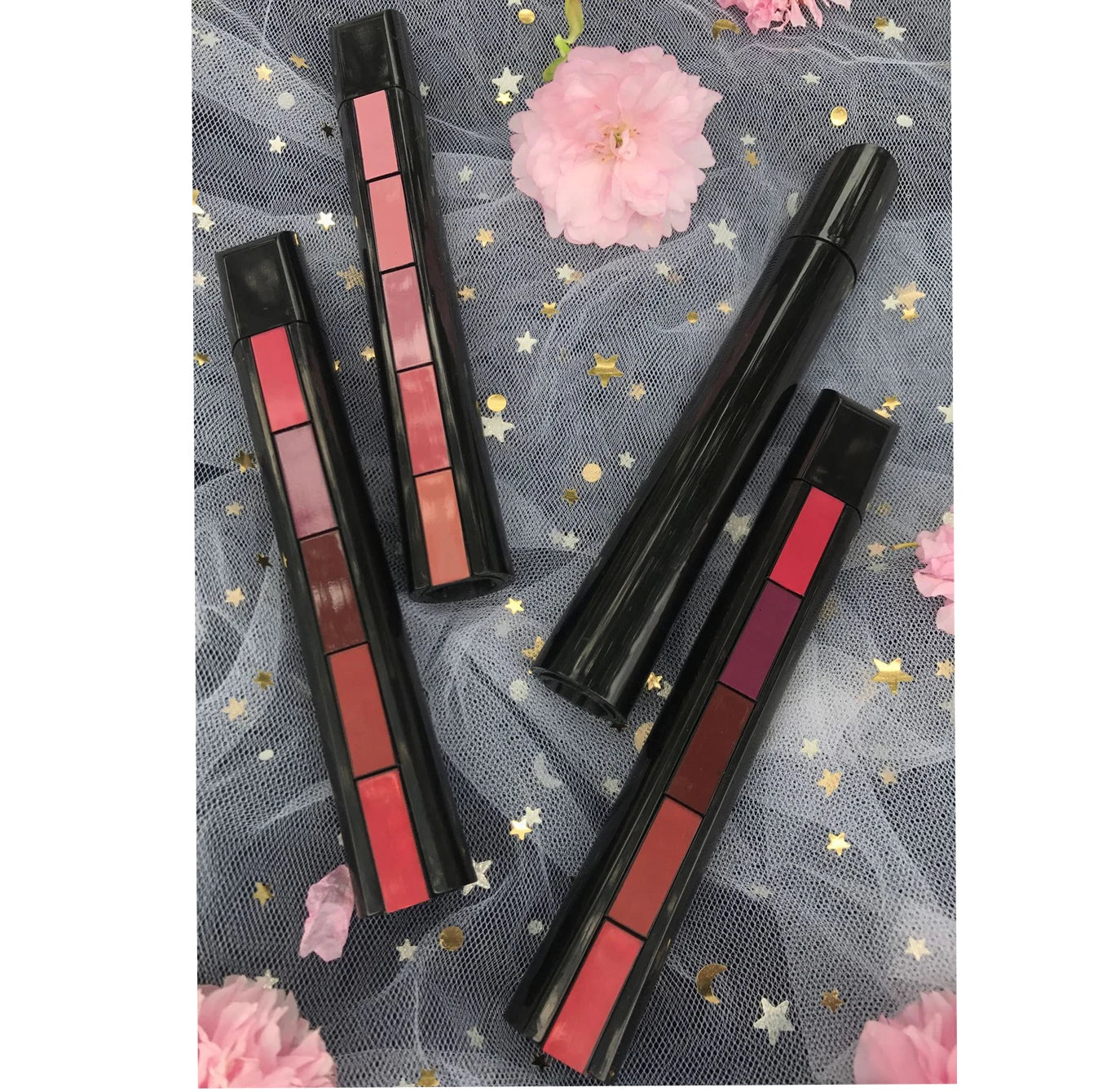 Private Label Cheap LIPSTICK Organizer 5 in 1 Lipstick Tubes Matte Lipstick Set