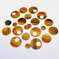 Creative High  Movement Watches Dial Tiger Eye Stone 30*0.45mm Watch Accessories
