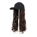 Wholesale New Design Synthetic Hair Wig Natural Color Baseball Cap Wig Long Curly Wavy  Wig Hat for Women