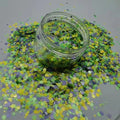 Xucai Fine Glitter Crafts Holographic Sequins Hexagon Decor for Evening New Year Party Holidays Greeting Cards Holiday Supplies