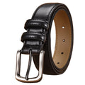 Wholesale Business Casual Genuine Leather  Pin Buckle Belt for Men With Custom logo