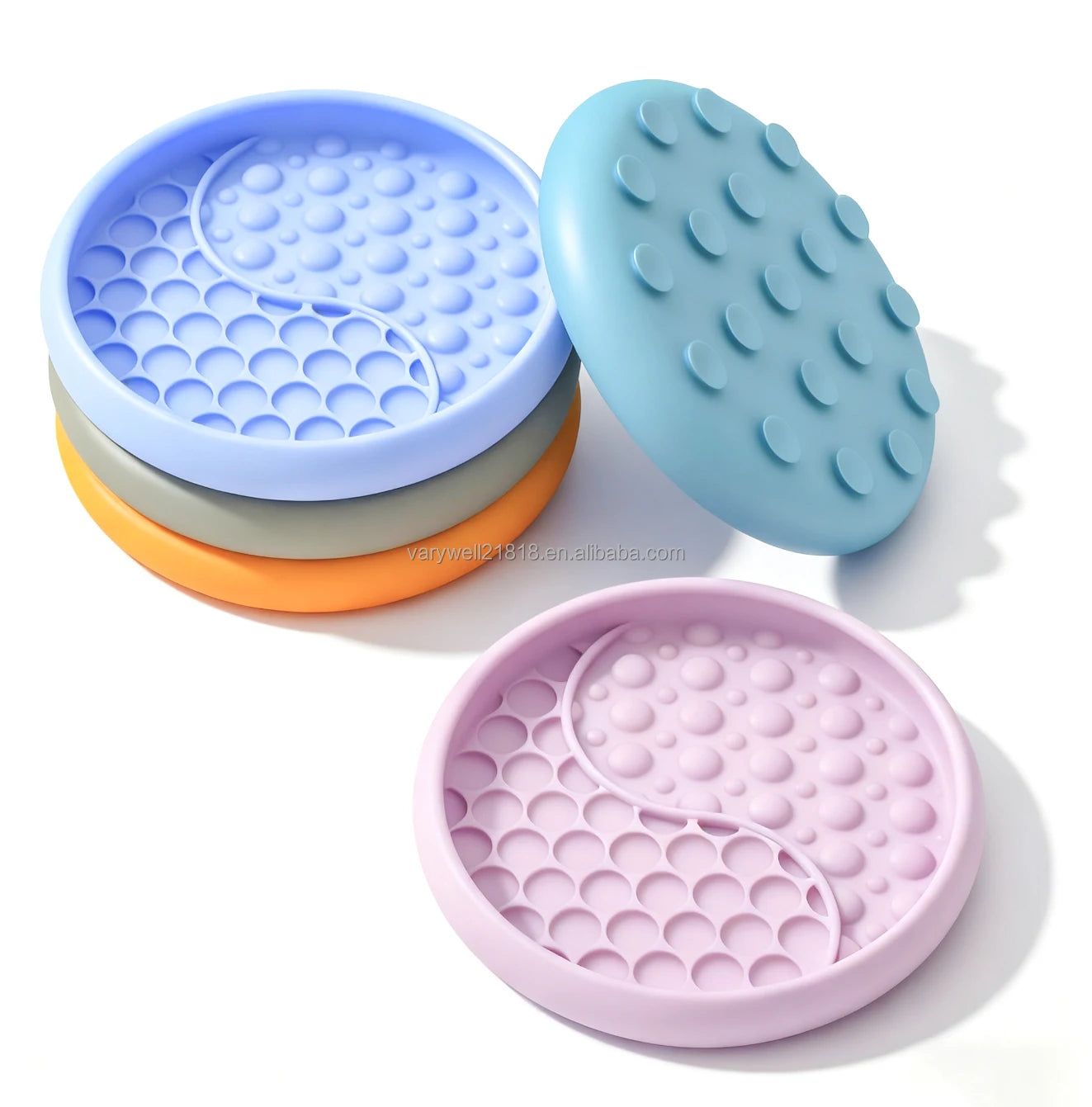 15cm 20cm Dog Cat Pet Interactive Enrichment Slow Eating Dog Slow Feeder Silicone
