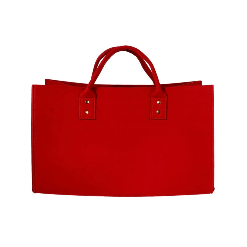 Large Capacity Custom Printing Felt Shopping Tote Bags Reusable Luxury Handbags for Grocery