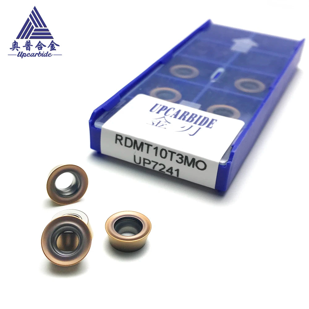 ZZUP RDMT10T3MO OEM CNC Lathe Inserts for Steel Tungsten Carbide Turning Tool PVD/CVD Coating YG6 YG8 Grades 90-95 HRC 3-Year
