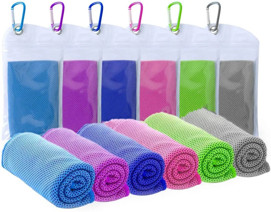 ZY GT01 Ice Cooling Instant Cooling Microfiber Polyester Sports Towel Breath Opp Bag 30x90cm for Yoga/Sport/Gym/Workout/Camping