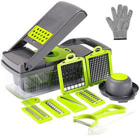 Good Reputation Multi Manual Fruit Chopper Slicer Kitchen Cutting Tool Vegetable Cutter With Strainer