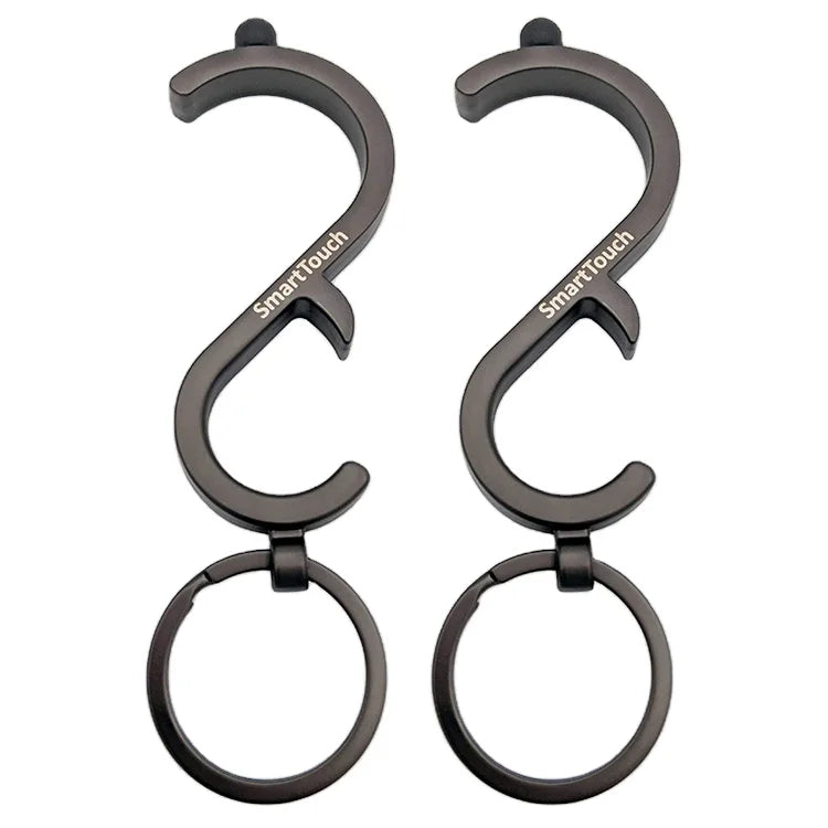 Non-contact Door Opening Tool Key Ring With Stylus and Non-touch Key