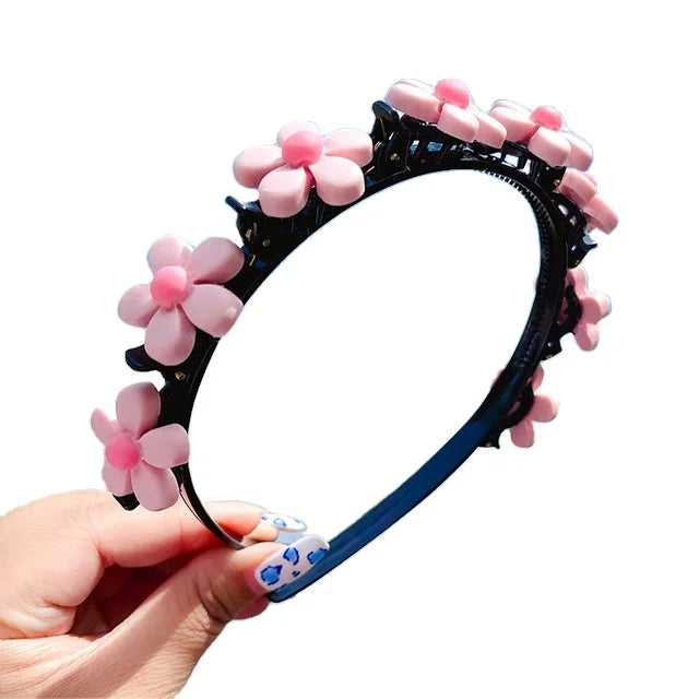 1 Pcs Cute Flower Hair Band for Girls Child Hair Clip Handmade Strawberry Hairbands Birthday Gifts Headband Hair Accessories