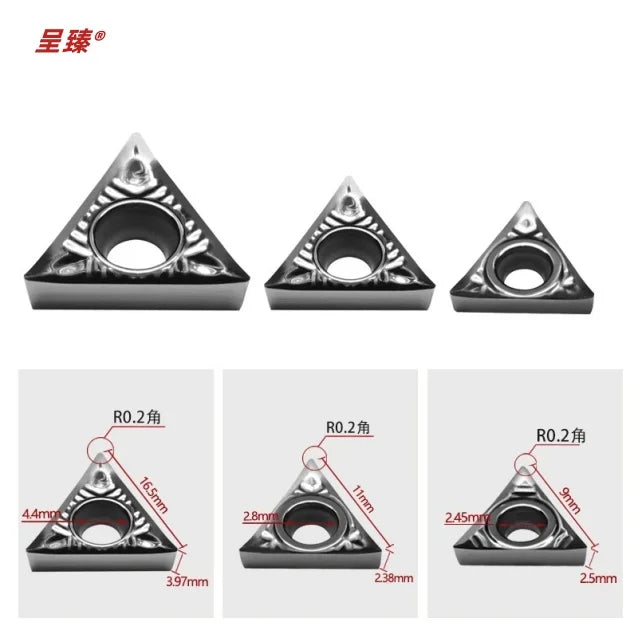 CHENGZHEN TCGT Carbide Alloy Inserts - High Precision â‰¤0.005mm PVD+CVD Coated CNC Tool RoHS Certified