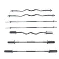 Coexistence Stainless Steel Adjustable Weightlifting Barbell 20kg for Strength Training Home Use Unisex