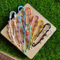 Colorful Metal Safety Pin Brooch Base 3 Hoops Jewelry Findings Brooch Clasp DIY Accessories
