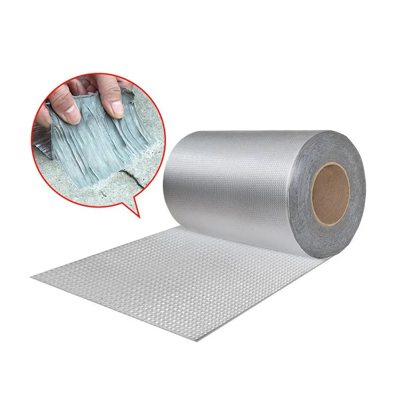 Kezu Adhesive Leakage Repair Mending Tape Aluminium Foil Rubber Tape Waterproof Butyl Tape