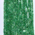Hui Rui Green Aventurine Faceted Beads 4mm Necklace Jewelry Making Crystal Beads for Jewelry Making