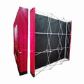 8x10ft  10x10ft Large Pop up Backdrop Retractable Display with Polyester Fabric Backdrop for Trade Show Display Backdrop